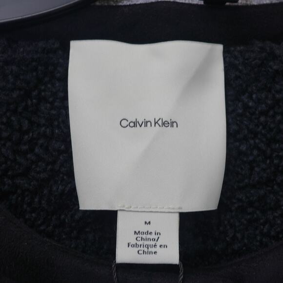 Calvin Klein Faux Shearling Relaxed Coat - Extra Large - Picture 5 of 12